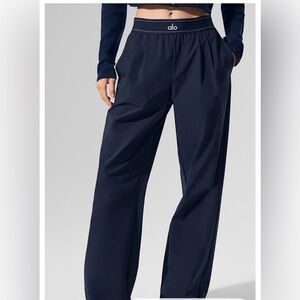 ALO Yoga Dark Blue Wide Leg Pants